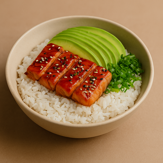 Gohan de Salmón Teriyaki