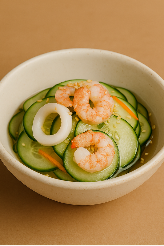 Sunomono de Pepino y Mariscos